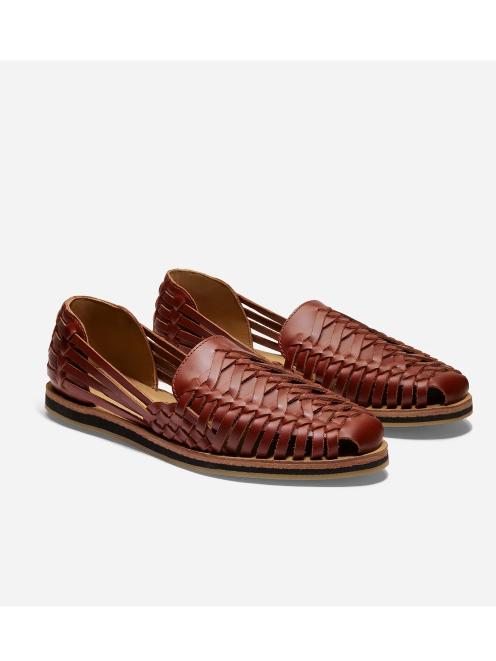 Nisolo ❗️New❗️Men's Woven Leather Huarache Loafers — with box